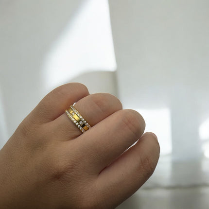 Trio d‘Oro Ring Set