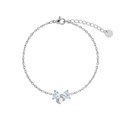 Améline Bow Bracelet • White