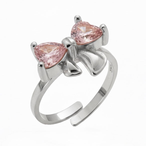 Améline Bow Ring • Pink