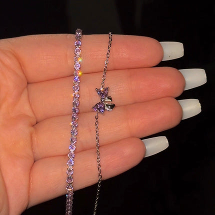 Tennis Bracelet • Pink