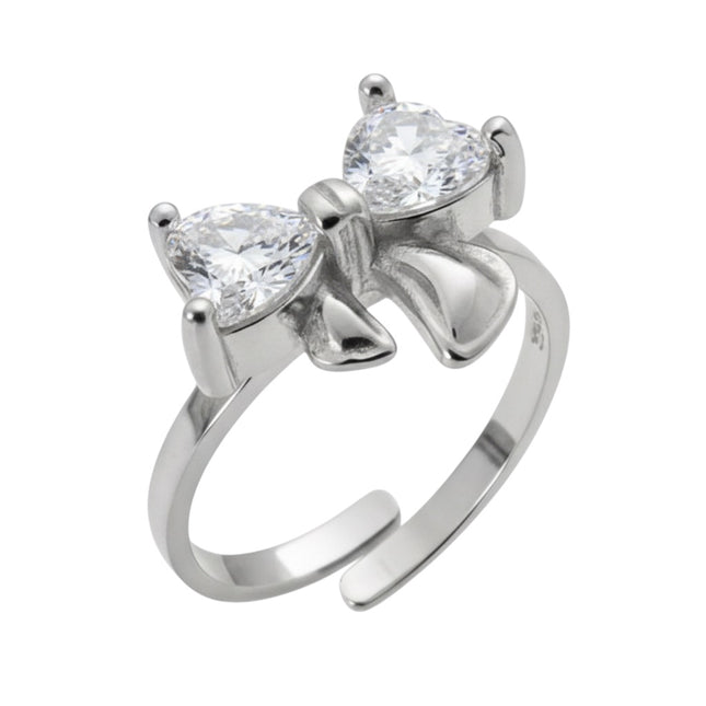 Améline Bow Ring • White