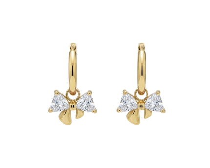 Améline Bow Earrings • White