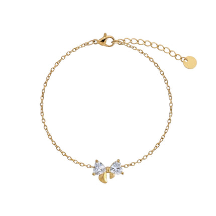 Améline Bow Bracelet • White