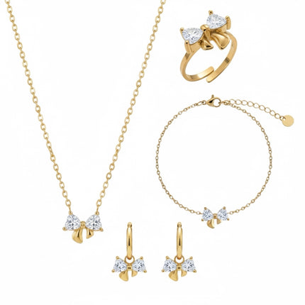 Améline Bow Set • White