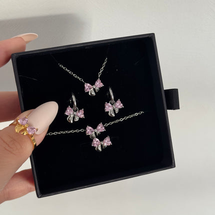 Améline Bow Set • Pink